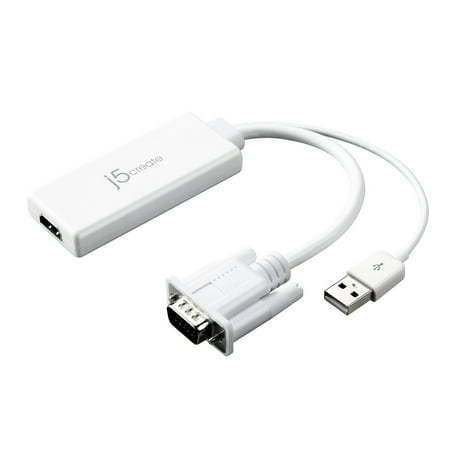 lot 38804 image: j5create VGA To HDMI Video Audio Adapter  - Retail $67