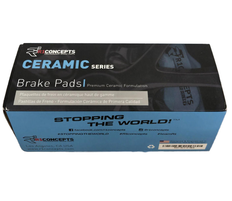 lot 41198 image: R1 Concepts Ceramic Series Brake Pads Premium Formulation Part 27-0645-00, 4 Count