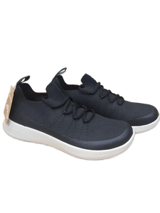 lot 37568 image: Grundens SeaKnit Boat Shoe Black Mens Size 8