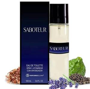 lot 37586 image: PB ParfumsBelcam Saboteur Eau de Toilette Spray for Men - Inspired by Di.or S.auvage - Fresh Aromatic Woody Cologne with Black Pepper, Bergamot & Patchouli, Long Lasting Masculine Fragrance, 3.4 Fl Oz0