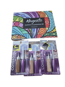 lot 37588 image: Magnetic Eyeliner & Eyelashes Kit with CoverGirl Simply Ageless Triple Action Concealer Bundle
