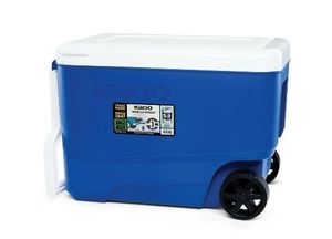 lot 40542 image: Igloo 38 qt. Wheelie Cool Wheeled Ice Chest Cooler - Blue