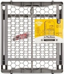 lot 42345 image: EveryYay 23-in H Hardware-mount Expandable Gray Plastic Pet Gate