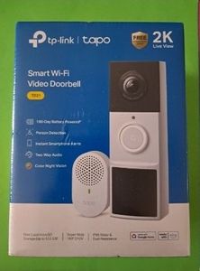 lot 42358 image: TP Link Tapo Video Doorbell Camera