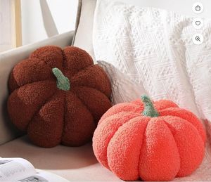 lot 42384 image: Pieces Simulated Pumpkin Pillow Plush Pillow 3D Pumpkin Shaped Pillow Cozy Fall Decorations Stuffed Throw Pillows for Thanksgiving Christmas Halloween Bedroom Sofa Couch Supplies