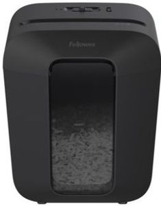lot 42391 image: Fellowes LX50-RS 9-Sheet Cross Cut Paper Personal Shredder - Retail $59