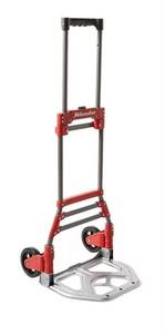 lot 39063 image: Milwaukee Folding Hand Truck Dolly (150lb Capacity) - Retail $69