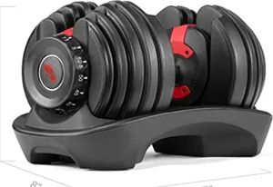 lot 40563 image: Bowflex SelectTech 552 Adjustable Dumbbell (only one)