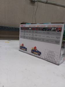 lot 40581 image: Carrera RC 2.4GHz Mario Kart Mach 8  Mario 118 Scale Radio Controlled Kart (RC)