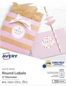 lot 42406 image: Round Labels,2 in Diameter,PK120