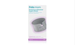 lot 42418 image: Frida Mom Postpartum Abdominal Support Binder Spandex, Front Hook and Loop Fastener, Back Elastic, Under Belly