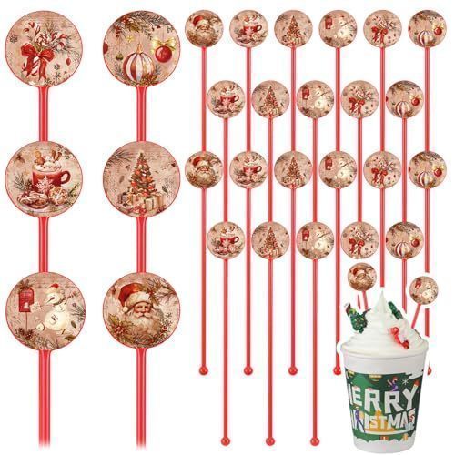 lot 32403 image: 60pcs Christmas Swizzle Sticks