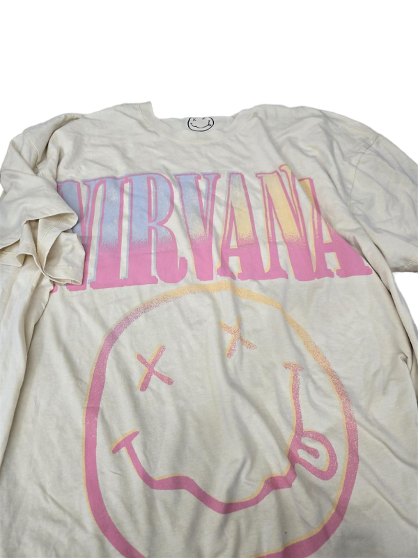 lot 41292 image: Nirvana Band Concert Tour T-Shirt 1993, Size XXL