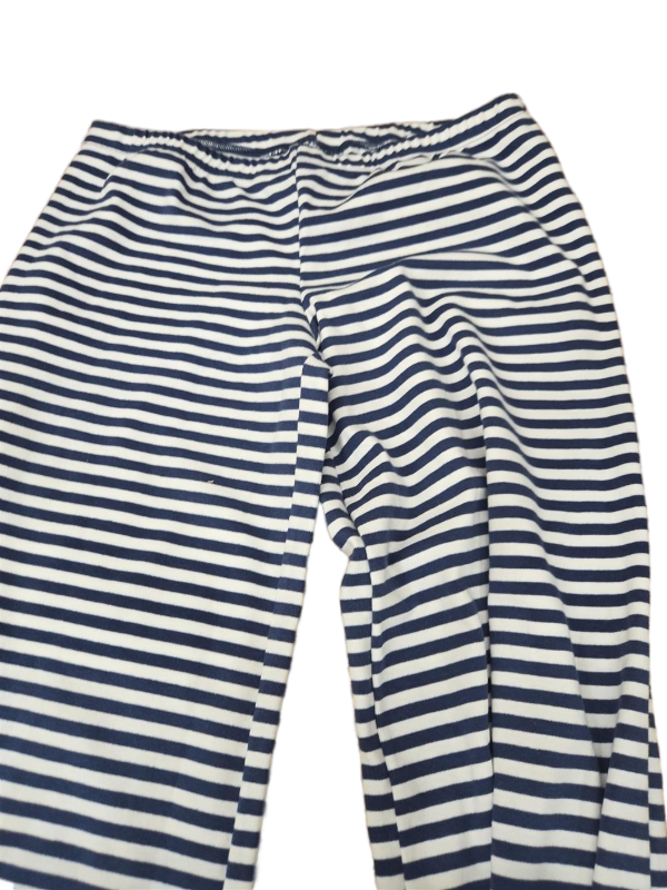 lot 41341 image: No Boundaries Navy and White Striped Bottoms Size S