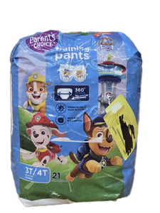 lot 37614 image: Parents Choice PAW Patrol Training Pants 3T4T - 21 Count