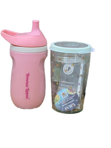lot 37636 image: Tommee Tippee Sippy Cup and Trevi Tumbler Set
