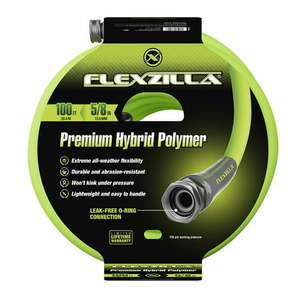 lot 40594 image: Flexzilla� Premium Grade Garden Hose  58 in. x 100ft.  Hybrid Polymer  ZillaGreen