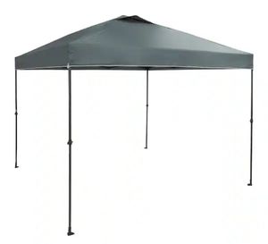 lot 40596 image: 10 ft. x 10 ft. Grey Instant Canopy Pop Up Tent