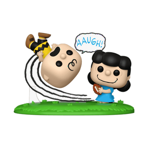 lot 40597 image: Funko Pop Peanuts Charlie Brown and Lucy Collectible Vinyl Figure Number 1682