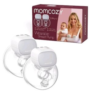 lot 40611 image: Momcozy S9 Pro-V Hands Free Electronic Wearable Breast Pump, 2Pack, Gray.