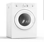 Vibekio 3.5 cu. ft. Vented Front Load Stackable Electric Compact Dryer in White with 26.4 lbs. Capacity and ECO Mode - Retail: $513
