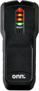 lot 37721 image: Onn Electronic Stud Finder with LED Light Indicator for Wood & Metal Stud Detection