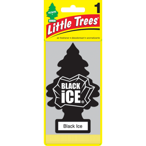 lot 37733 image: 6 Count Little Trees Air Freshener Black Ice Scent