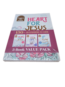 lot 37741 image: Christian Life Coloring Collection Heart for Jesus 3-Book Value Pack