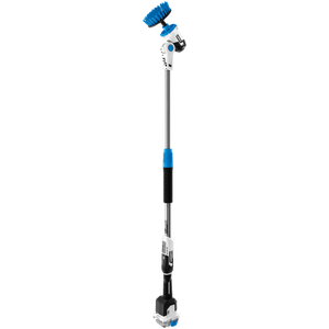 lot 37747 image: HART 20-Volt Telescoping Scrubber Kit  (1) 1.5Ah Lithium-Ion Battery  Medium Bristle Cleaning Brush, Does Not Work, Missing Brush - Retail $149