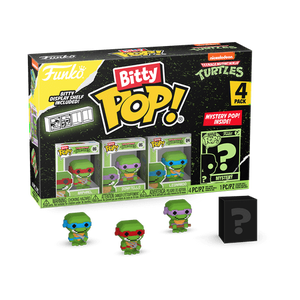 lot 40645 image: Funko Bitty POP 4-Pack Teenage Mutant Ninja Turtles - Donatello Collectible Vinyl Mini-Figures
