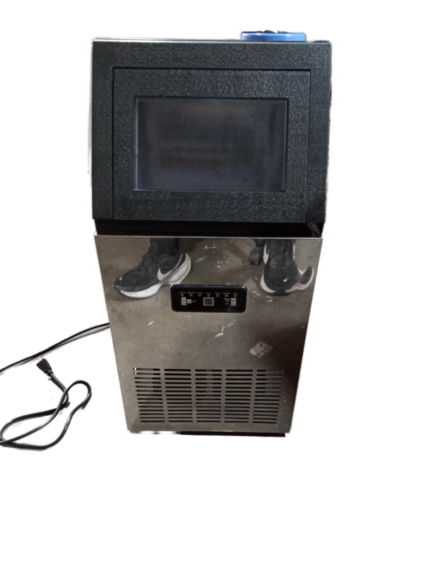 lot 40315 image: TYLZA Commercial Ice Maker Stainless Steel KM40FT - Retail $650