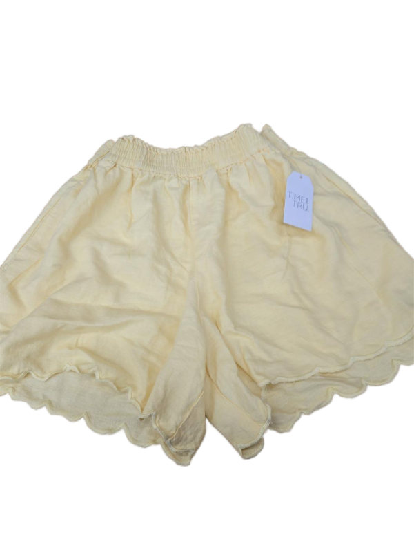 lot 41432 image: Time and Tru Womens Yellow Elastic Waist Shorts -Size XS