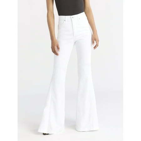 lot 41450 image: Sofia by Sofia Vergara Women s and Women s Plus Melisa Mega Flare High Rise Jeans  -Size 8