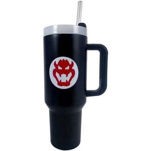 lot 37753 image: Super Mario Bowser Icon Stainless Steel Tumbler