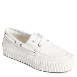 lot 37780 image: Womens Sperry Pier Wave Boat Platform Sneaker -Size 11