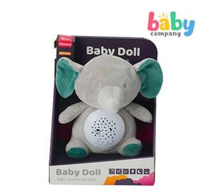 lot 40683 image: Baby Company Baby Plush Comfort Projector Plush - Elephant