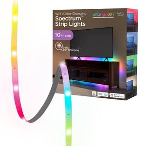 lot 37851 image: Enbrighten Vibe Smart 10 RGBIC Light Strip App  Remote Control