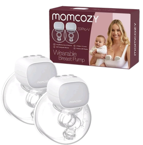 lot 37861 image: Momcozy S9 Pro-V Hands Free Electronic Wearable Breast Pump, 2Pack, Gray. 2 Pack, Gray