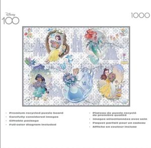 lot 40726 image: Buffalo Games - Silver Select - Disney - Platinum Princesses - 1000 Piece Jigsaw Puzzle for Adults -Challenging Puzzle Perfect for Game Nights - Finished Size is 26.75 x 19.75