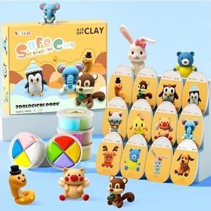 lot 40727 image: ARTPAR Air Dry Clay Kit for Kids-12 Animals Modeling Magic Clay,DIY Art Crafts Molding Clay Set,Ultra Light & Soft, Safe & Non-Stick with Sculpting Tools & Tutorials, Unique Gifts for Boys & Girls