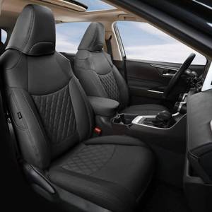lot 171313 image: Retails for $160 Giant PANDACustom Fit Seat Covers for Toyota RAV4 Hybrid (LE, XLE, XLE Premium, Limited) 2019 2020 2021 2022 2023 2024 2025(Non HybridPrime XSE,SE),RAV 4 Full Set Faux Leather,Black