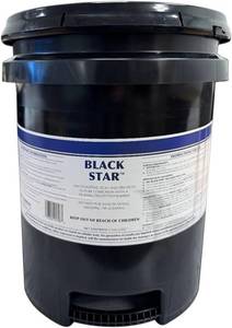 lot 271343 image: Retails for $375 BLACK STAR Liquid Rust Converter - Sealant Primer for Steel Surfaces Turns Rust into Paintable Black Polymer Coating - 5 Gallon Pail