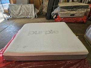 lot 106 image: King Size Purple Mattress Factory Reject. Flaws