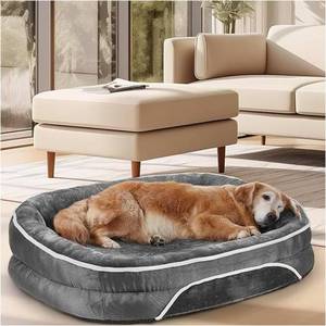 lot 3151 image: Pet Bed, Dog Bed cat Bed,Soft Plush Non-Slip Bottom Pet Bed   Orthopedic Dog Sofa Bed for Cats and Dogs, Removable Cover with Non-Slip Bottom