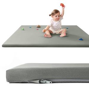 lot 3154 image: Baby Play Mat for Floor,50x50 Vegan Leather Playpen Mat,1.3 Thick Memory Foam Padded Play Mat,Cushioned & Waterproof Play Mats,Non Slip Crawling Playmat for Toddlers,Infants,Kids