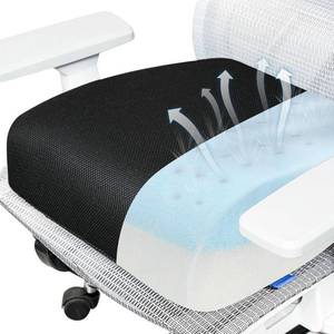 lot 3164 image: Seat Cushion for Tailbone Pain Relief, Extra Thick & Ventilated Office Chair Cushion with Non-Slip Cover, Memory Foam Booster Support for Desk, Car, Wheelchair (Black)