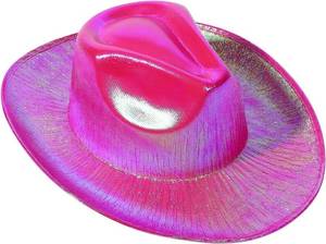 lot 3241 image: Glitter Cowboy Hat Sparkly Wide Brim Western Cowgirl Hat for Women Men Halloween Cosplay Night Party Fancy Dress Costume