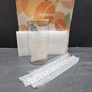 lot 3308 image: NewEleven Mothers Day Gifts For Mom - Milf EZT 2025 - 16 Oz Coffee Glass
