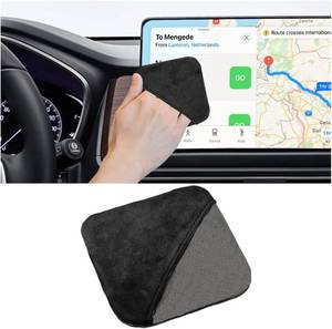 lot 3367 image: Car Screen Cleaner, Microfiber Cloth Vehicle Touchscreen Cleaning Wipes, Foldable Automotive Interior Cleaning Pad Accessory for Dashboard LCD Display, Universal for Truck SUV RV (SquareBlack)