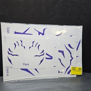 lot 3410 image: Movie Anime Purple temporary tattoo Transfer(Purple)